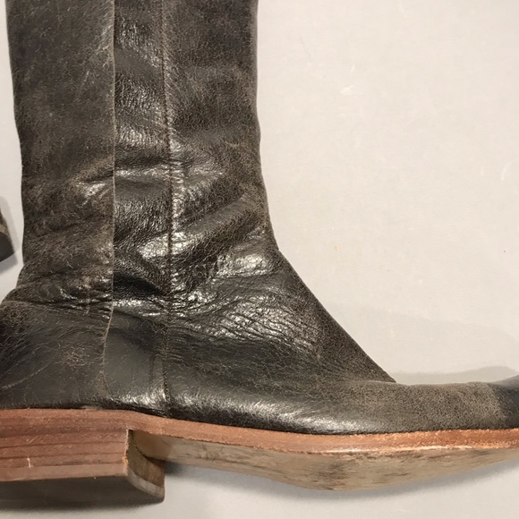 GEE WAWA tall ANTHROPOLOGIE chocolate brown boots - Picture 8 of 8